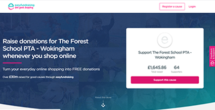 Easyfundraising fpage ap 2020